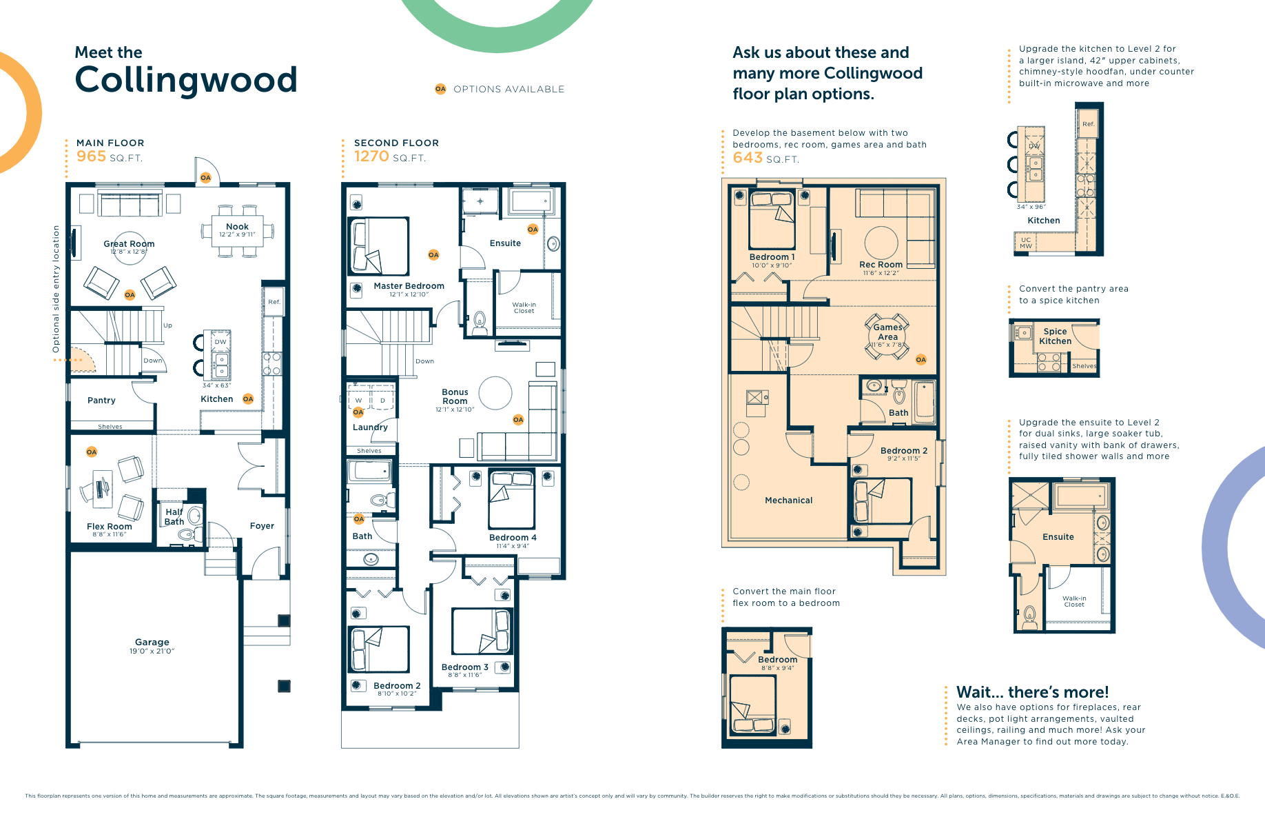 Collingwood Floor Plan of Keswick Landing Excel Homes with undefined beds