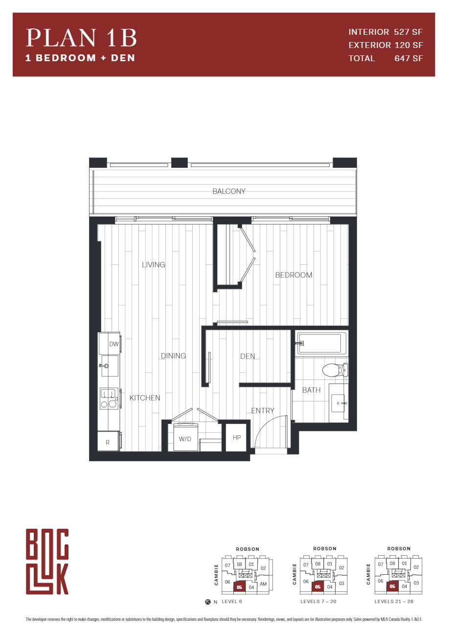  Floor Plan of Block Residences Condos with undefined beds