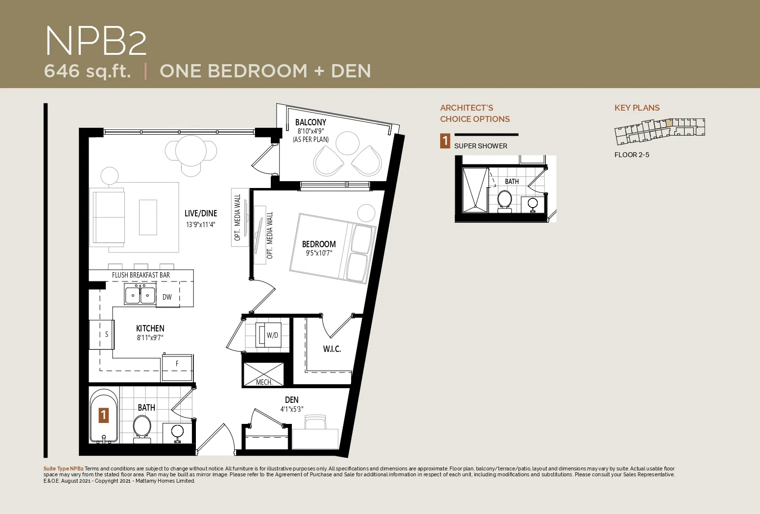 NPB2 Floor Plan of Views on the Preserve Condos with undefined beds