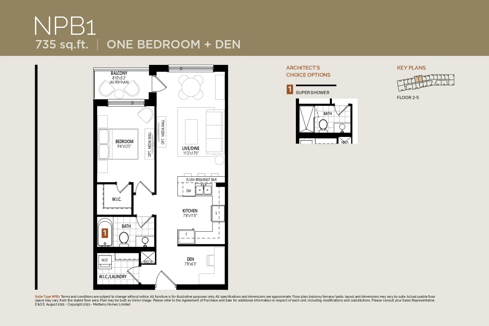 NPB1 Floor Plan of Views on the Preserve Condos with undefined beds