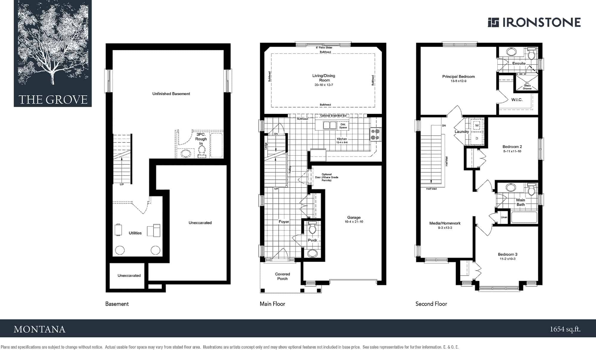  14 Julie Crescent  Floor Plan of  The Grove with undefined beds