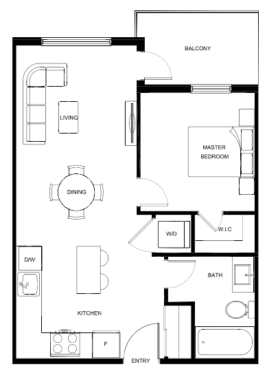 B2 Floor Plan of Park & Maven (Condos - Cardinal & Heron) with undefined beds