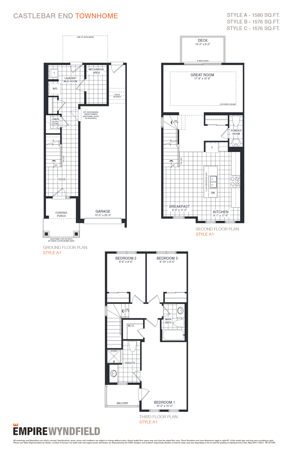 Castlebar Floor Plan of Empire Wyndfield Towns with undefined beds