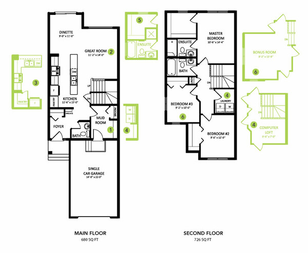 Wayde Floor Plan of One at Keswick with undefined beds