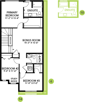  3331 Kulay Way SW  Floor Plan of One at Keswick with undefined beds