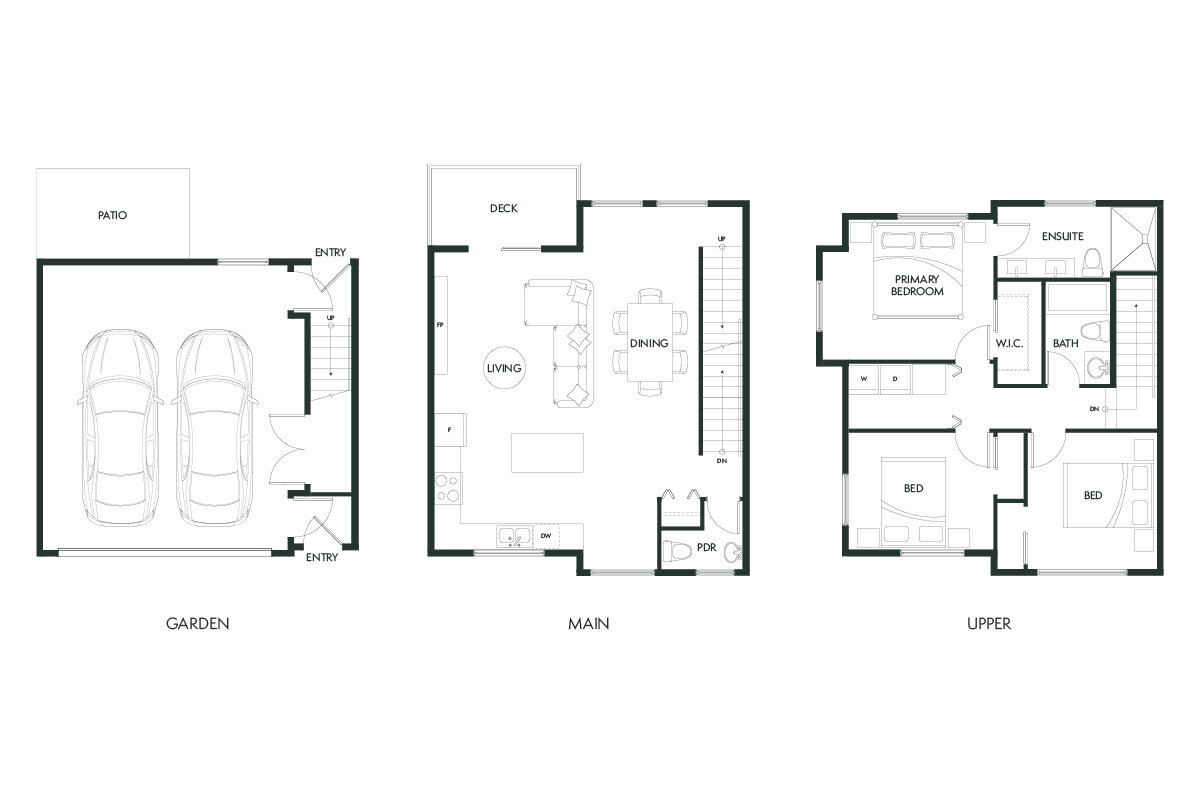 D1 Floor Plan of Panorama Park Towns with undefined beds