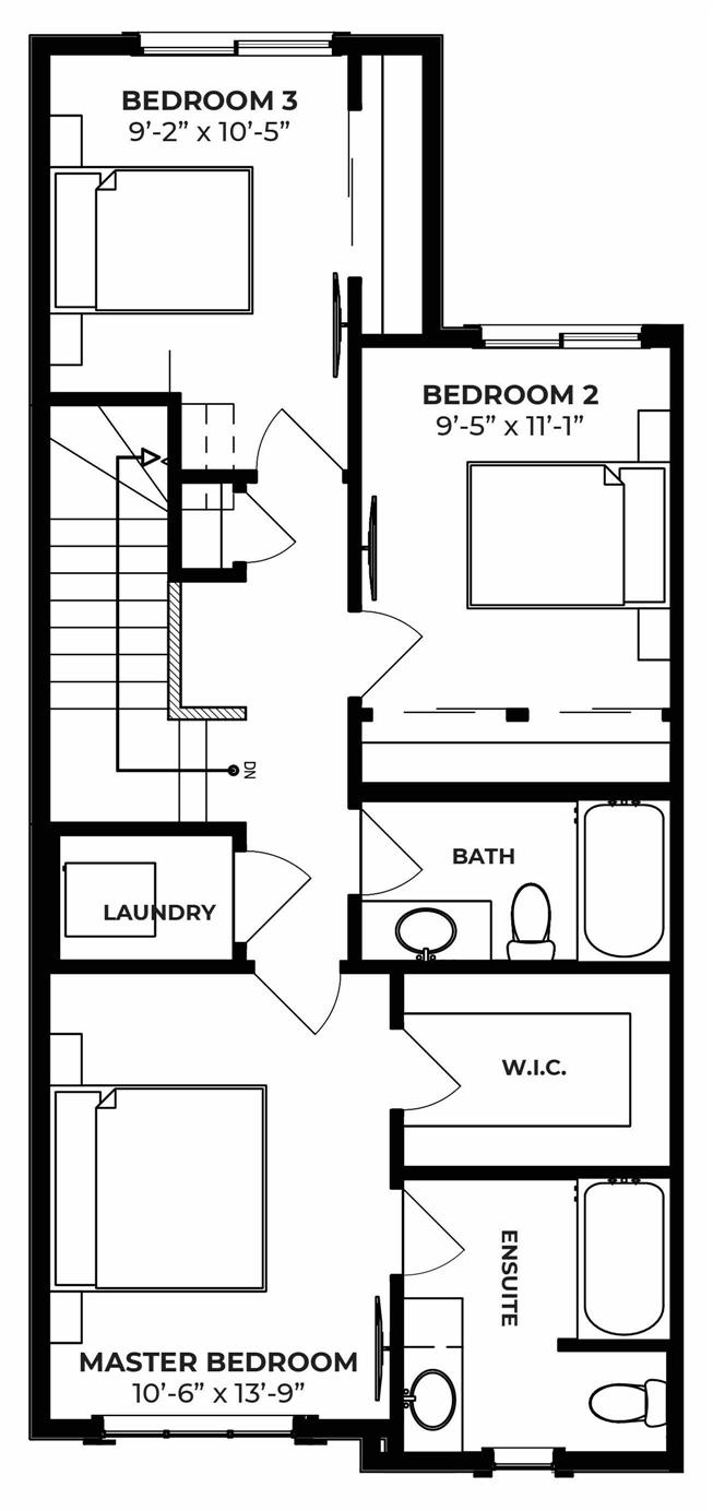  3108 169 Street SW  Floor Plan of Saxony Glen with undefined beds