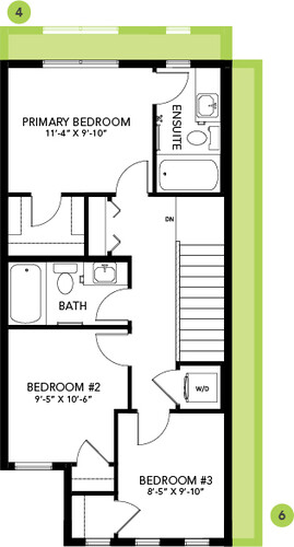  3516 Kulay Link SW  Floor Plan of One at Keswick with undefined beds