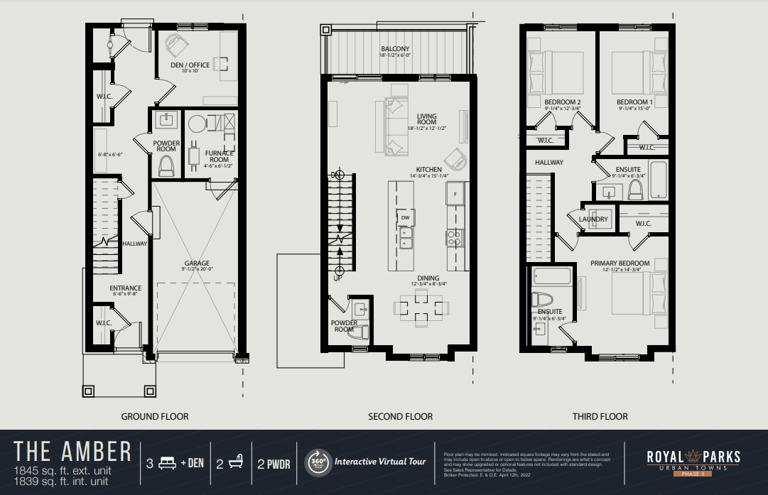  THE AMBER – EXTERIOR  Floor Plan of Royal Parks Urban Towns - Phase 2 with undefined beds