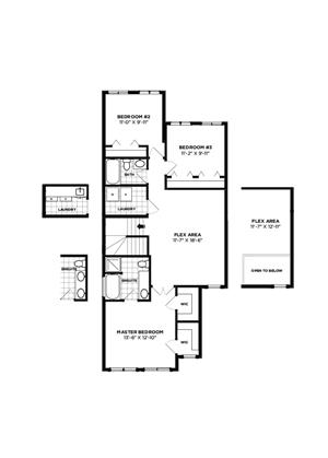  16820 30 Avenue SW  Floor Plan of Saxony Glen with undefined beds