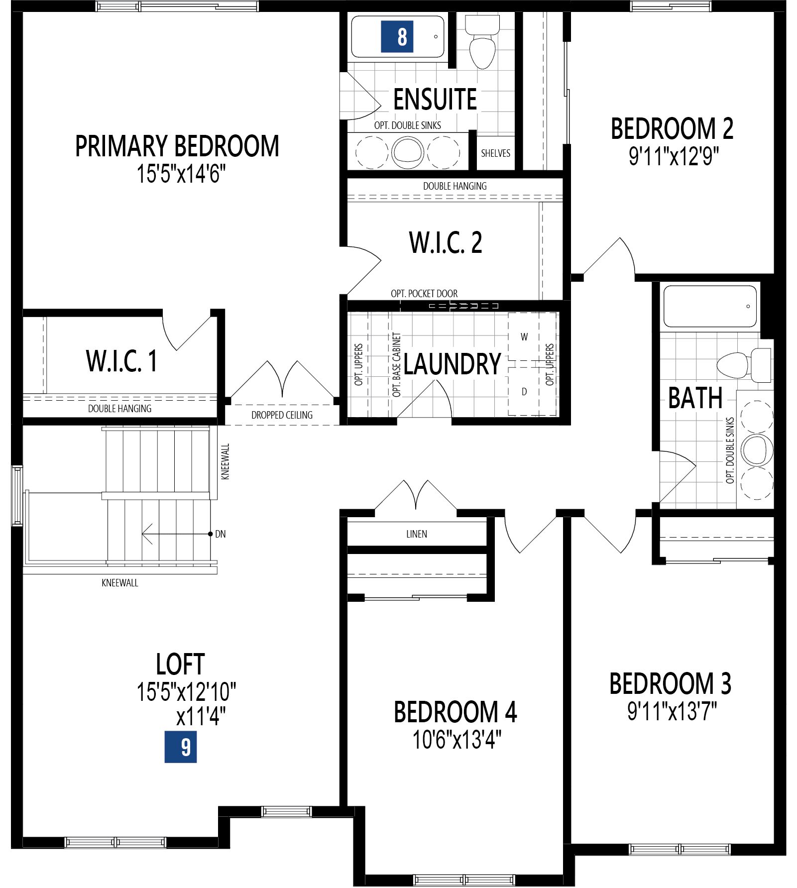 Smythe Floor Plan of  Stillwater by Mattamy Homes Towns with undefined beds