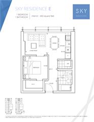 5002 Floor Plan of SKY Residences Condos with undefined beds