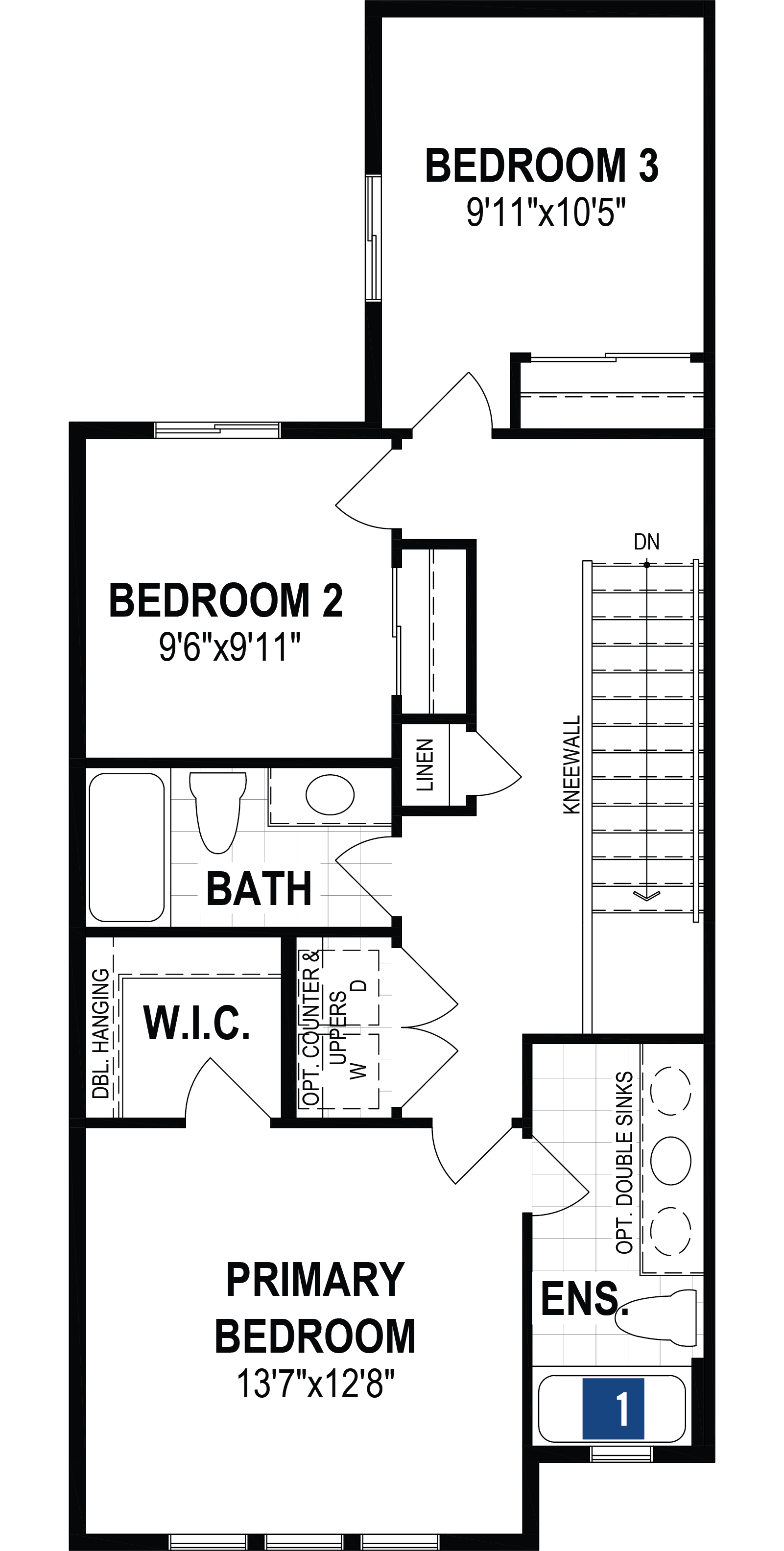 Waputik Floor Plan of  Stillwater by Mattamy Homes Towns with undefined beds