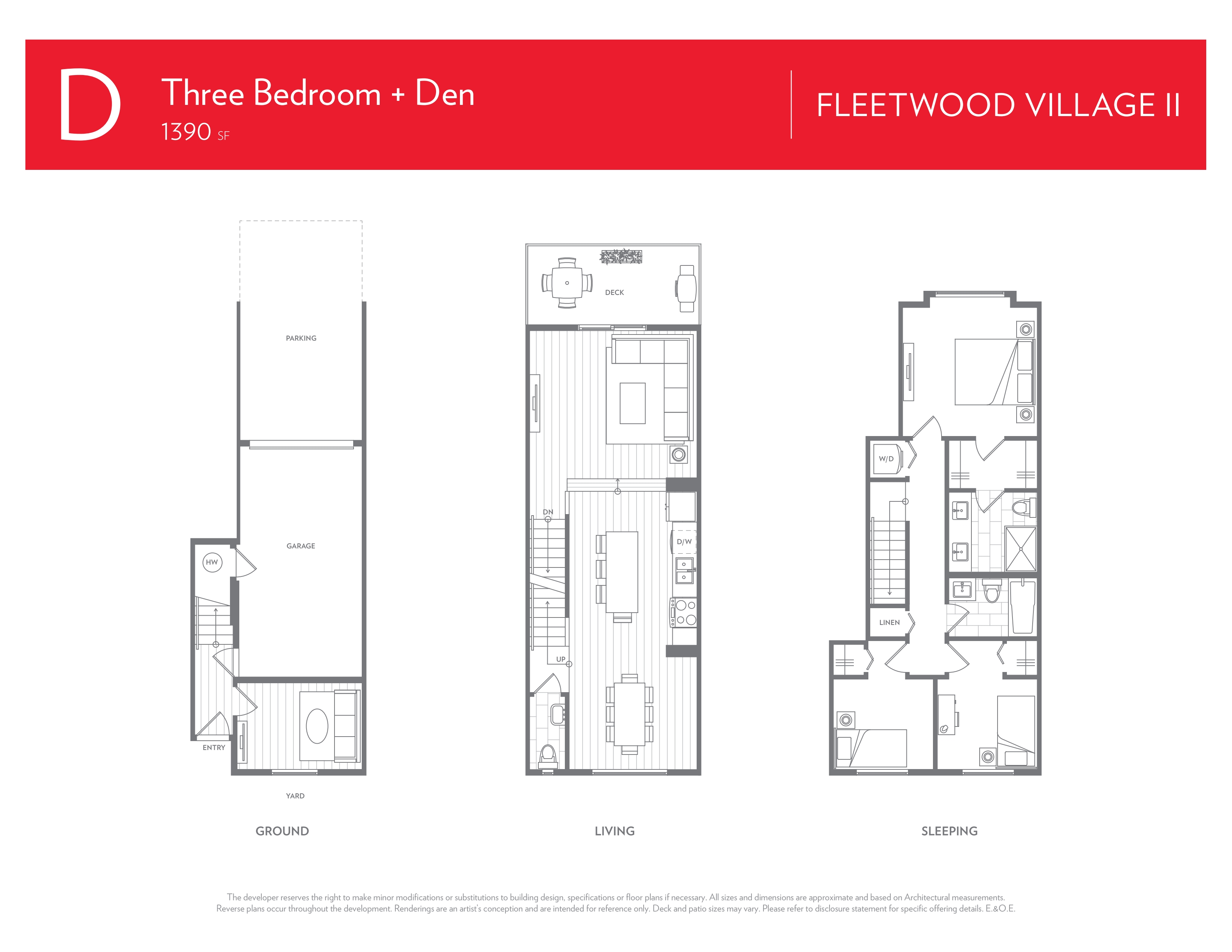 D Floor Plan of Fleetwood Village 2 Towns with undefined beds
