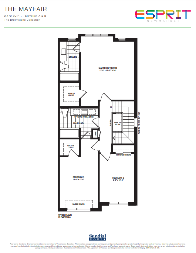  Lot G13A-1  Floor Plan of ESPRIT Newmarket Towns with undefined beds
