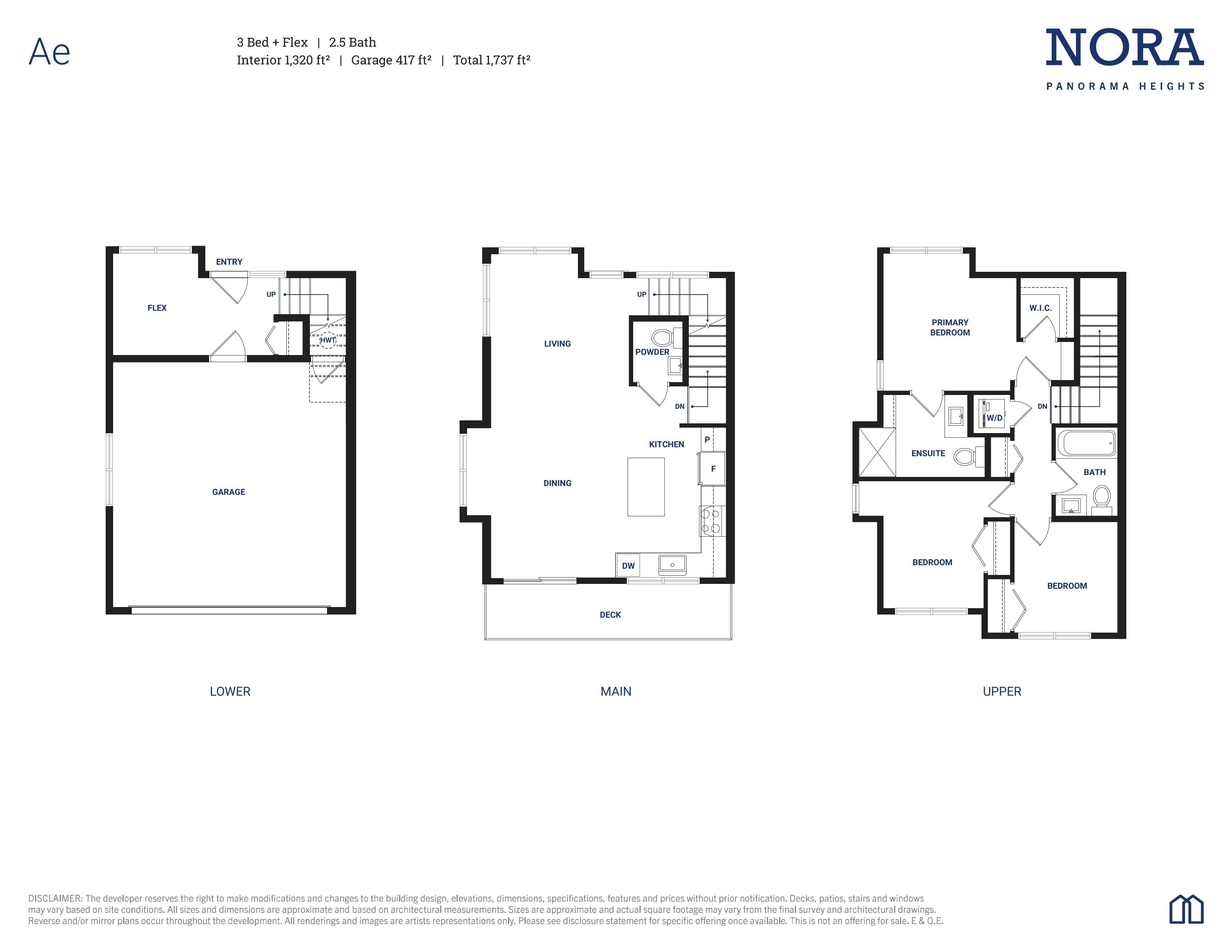 Ae Floor Plan of Nora Towns with undefined beds