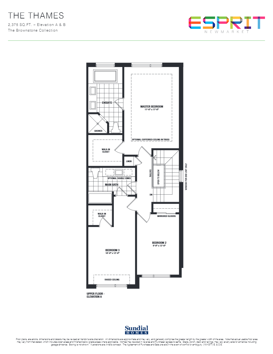  The Thames  Floor Plan of ESPRIT Newmarket Towns with undefined beds