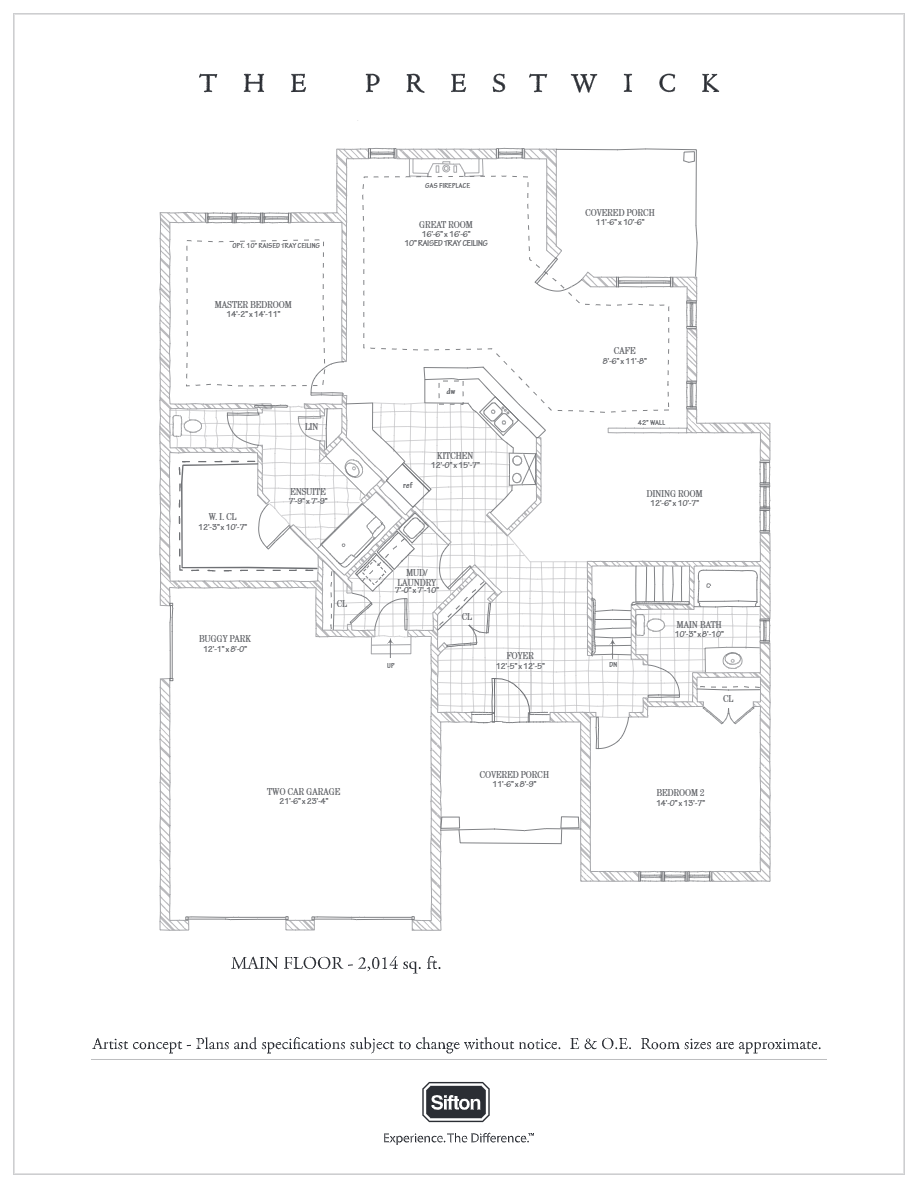  The Prestwick  Floor Plan of RiverBend Golf Community with undefined beds