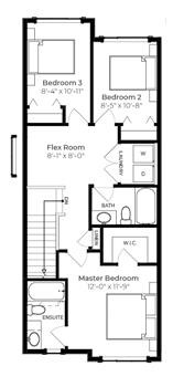  #7, 1010 Millbourne Road East NW  Floor Plan of Michael's Park Landing Towns with undefined beds