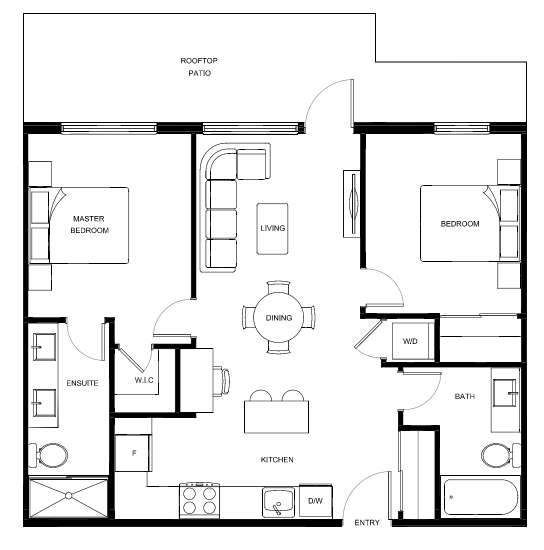 F10 Floor Plan of Park & Maven (Condos - Cardinal & Heron) with undefined beds