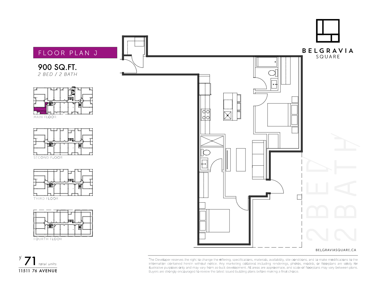 111 Floor Plan of Belgravia Square Condos with undefined beds