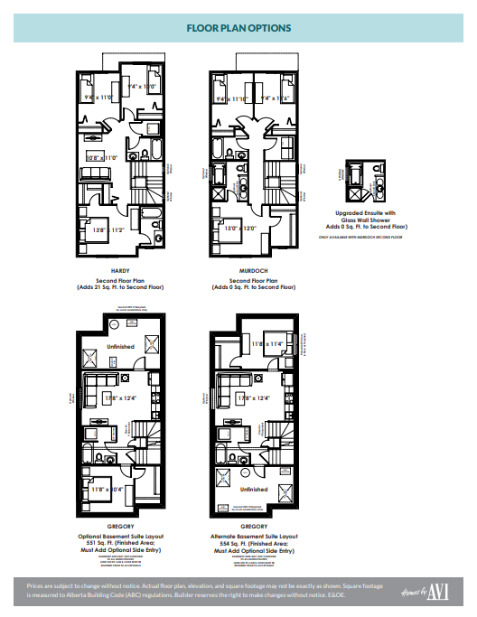  The Gregory Floor Plan of Village at Griesbach with undefined beds