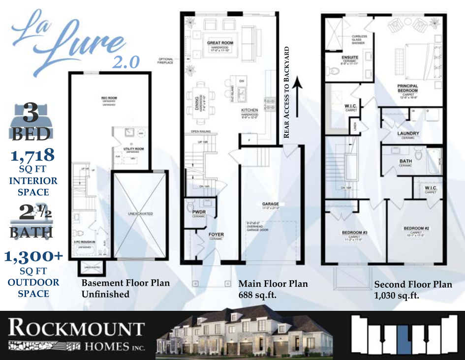  The Lure 2.0  Floor Plan of Heathwoods of Lambeth Towns with undefined beds
