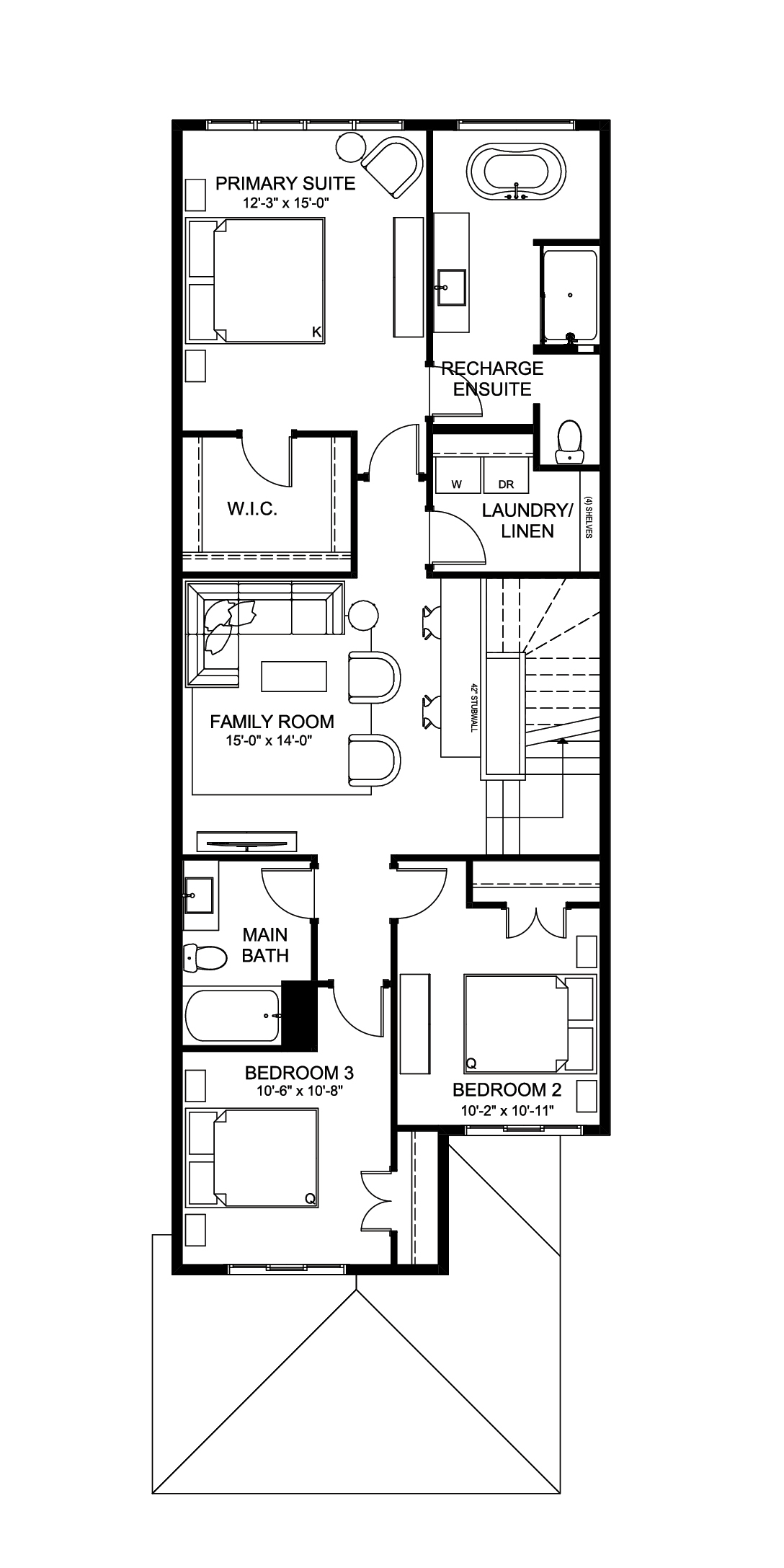  Family Centered 22  Floor Plan of Woodhaven Edgemont with undefined beds
