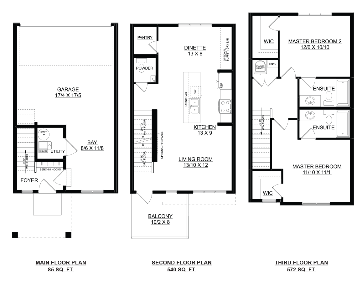 Fremont Floor Plan of Altius Cy Becker Towns with undefined beds