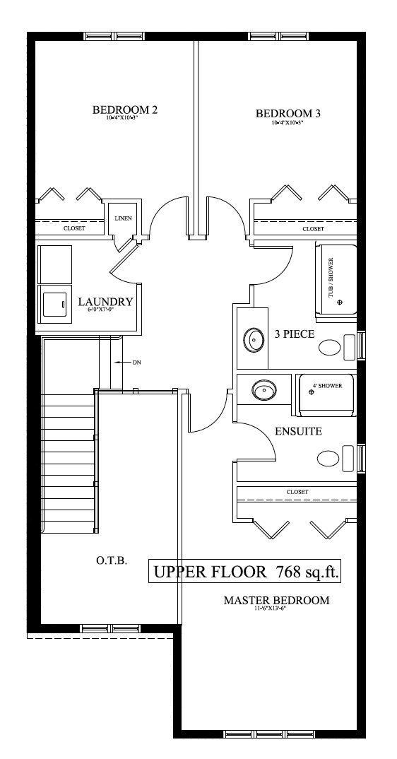 Sutton Floor Plan of Magnolia Fields Towns with undefined beds