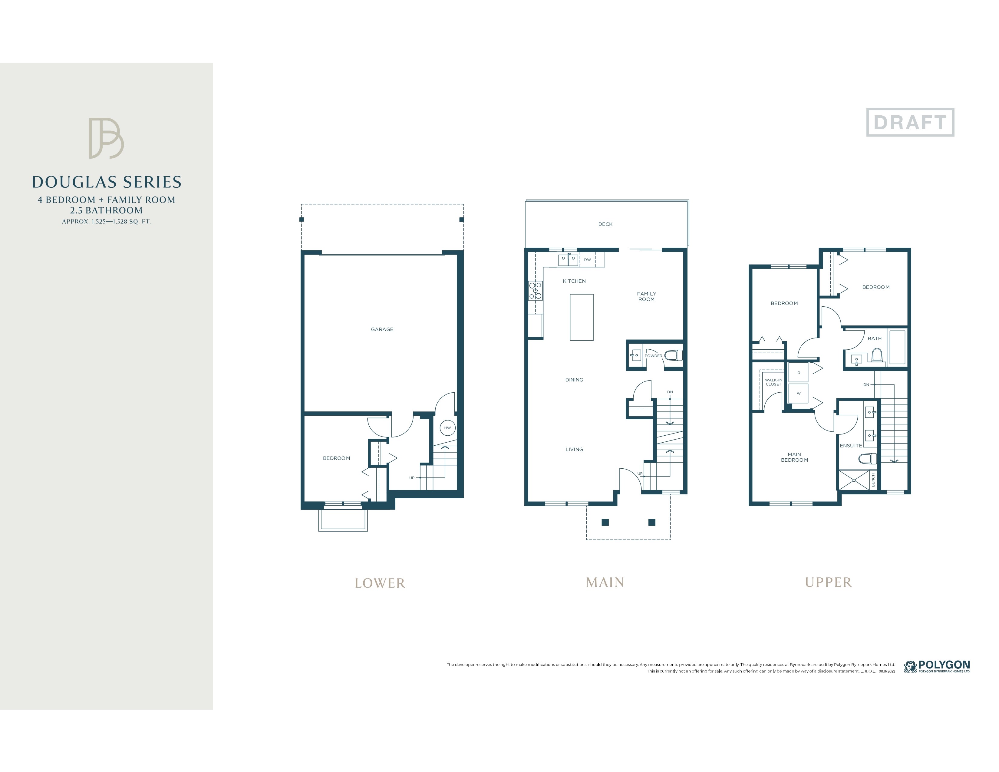  TH D  Floor Plan of Byrnepark Towns with undefined beds