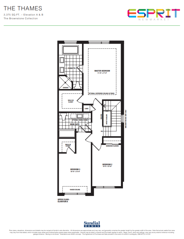  Lot G13A-7  Floor Plan of ESPRIT Newmarket Towns with undefined beds