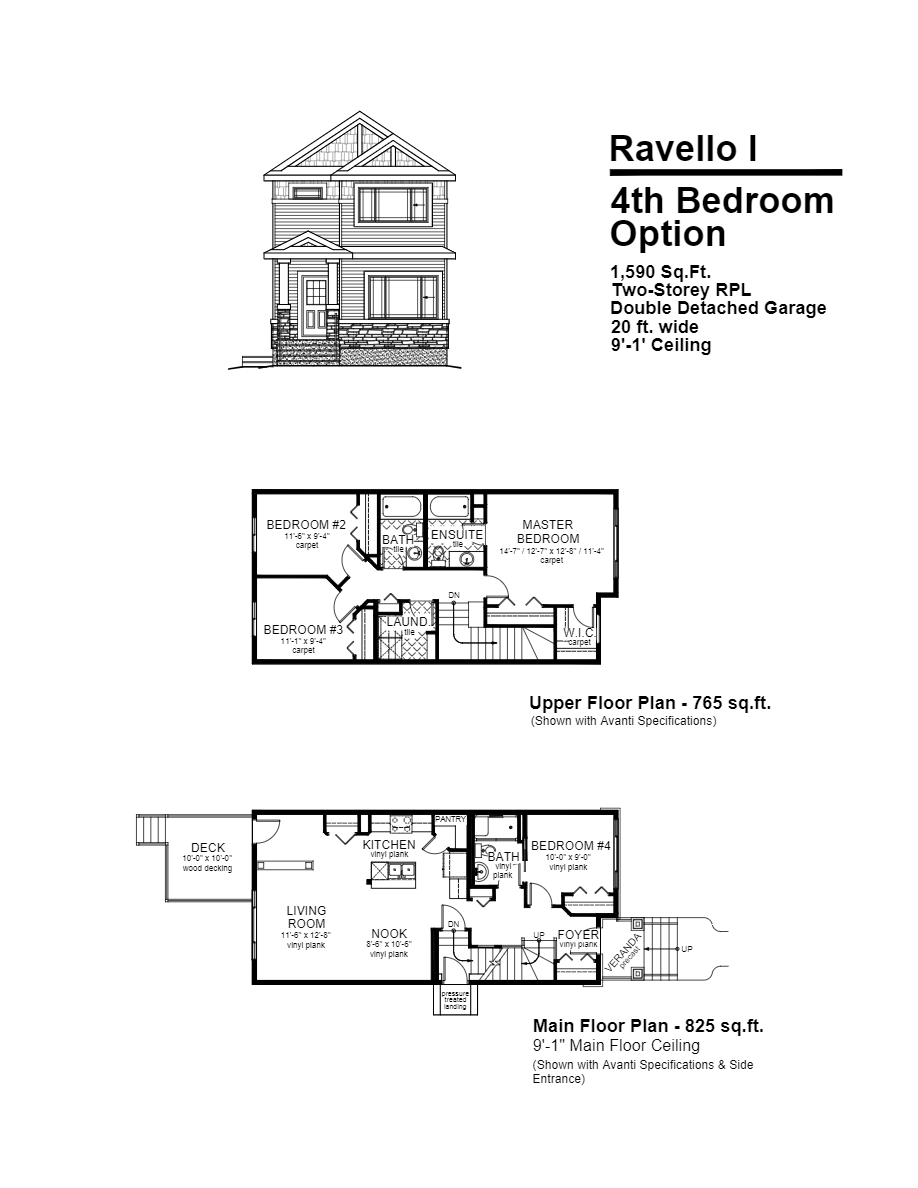Ravello Floor Plan of Walker Summit Montorio Homes with undefined beds