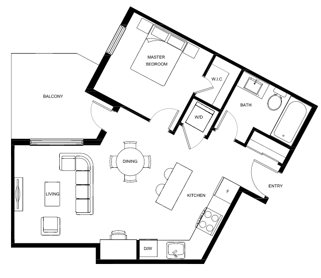 A7 Floor Plan of Park & Maven (Condos - Cardinal & Heron) with undefined beds