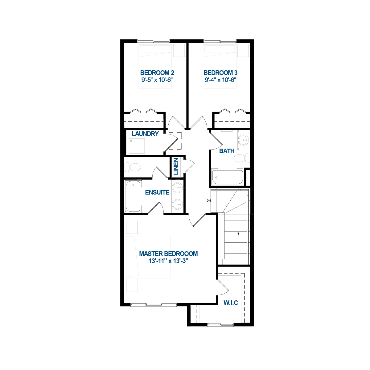  Laned Collection - Asher  Floor Plan of Edgemont with undefined beds