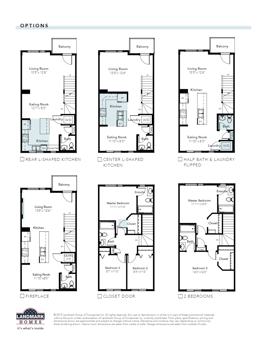 Emerson Floor Plan of The Village at Walker Lakes Towns with undefined beds
