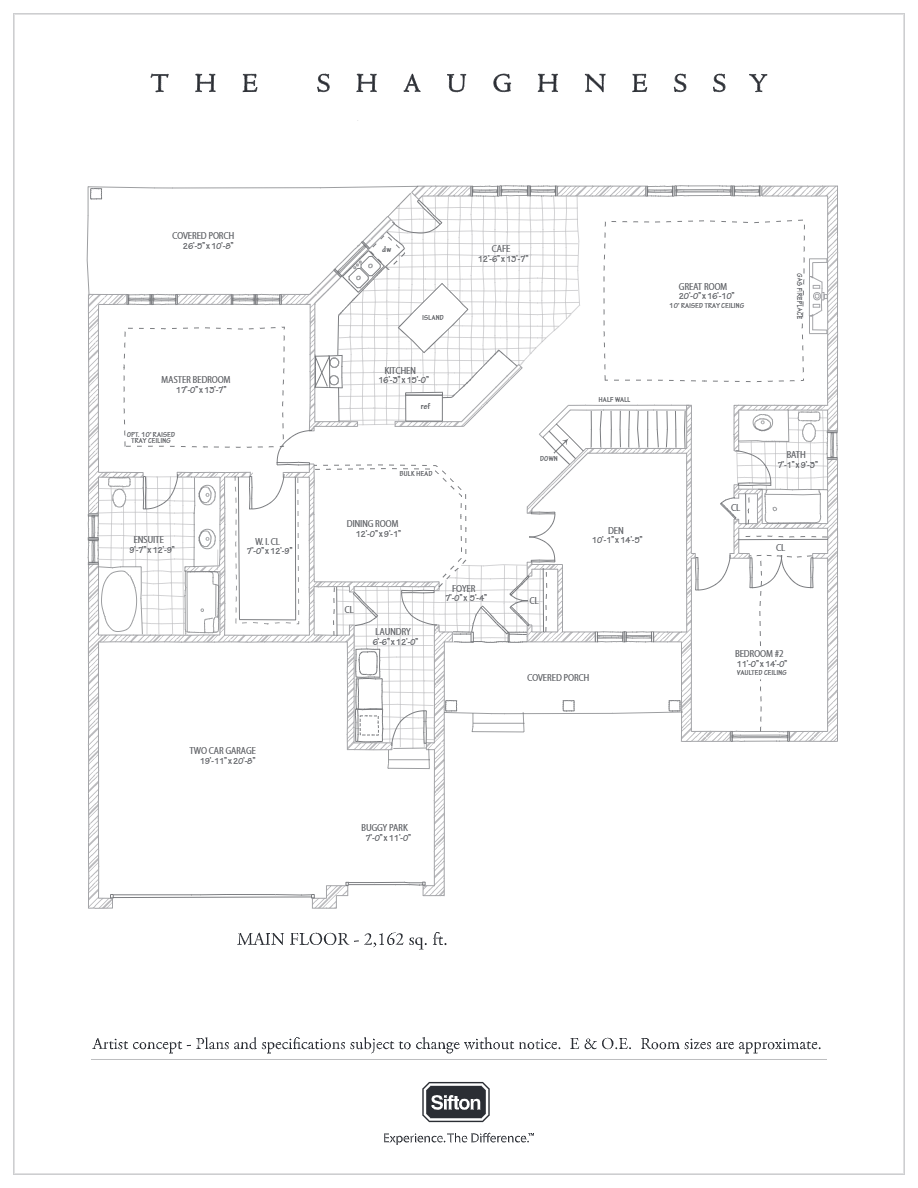  The Shaughnessy  Floor Plan of RiverBend Golf Community with undefined beds