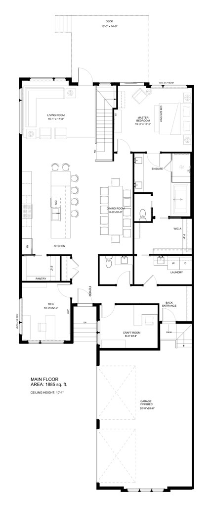  Unit 11  Floor Plan of Larch 12 with undefined beds
