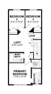  Stellar P3 – 9899  Floor Plan of Point at Glenridding Ravine Towns with undefined beds