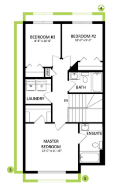  3224 Kulay Way SW  Floor Plan of One at Keswick with undefined beds