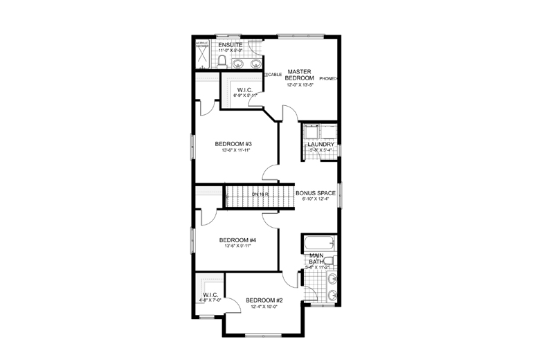  The Warren  Floor Plan of Old Victoria on the Thames - Phase 2 with undefined beds