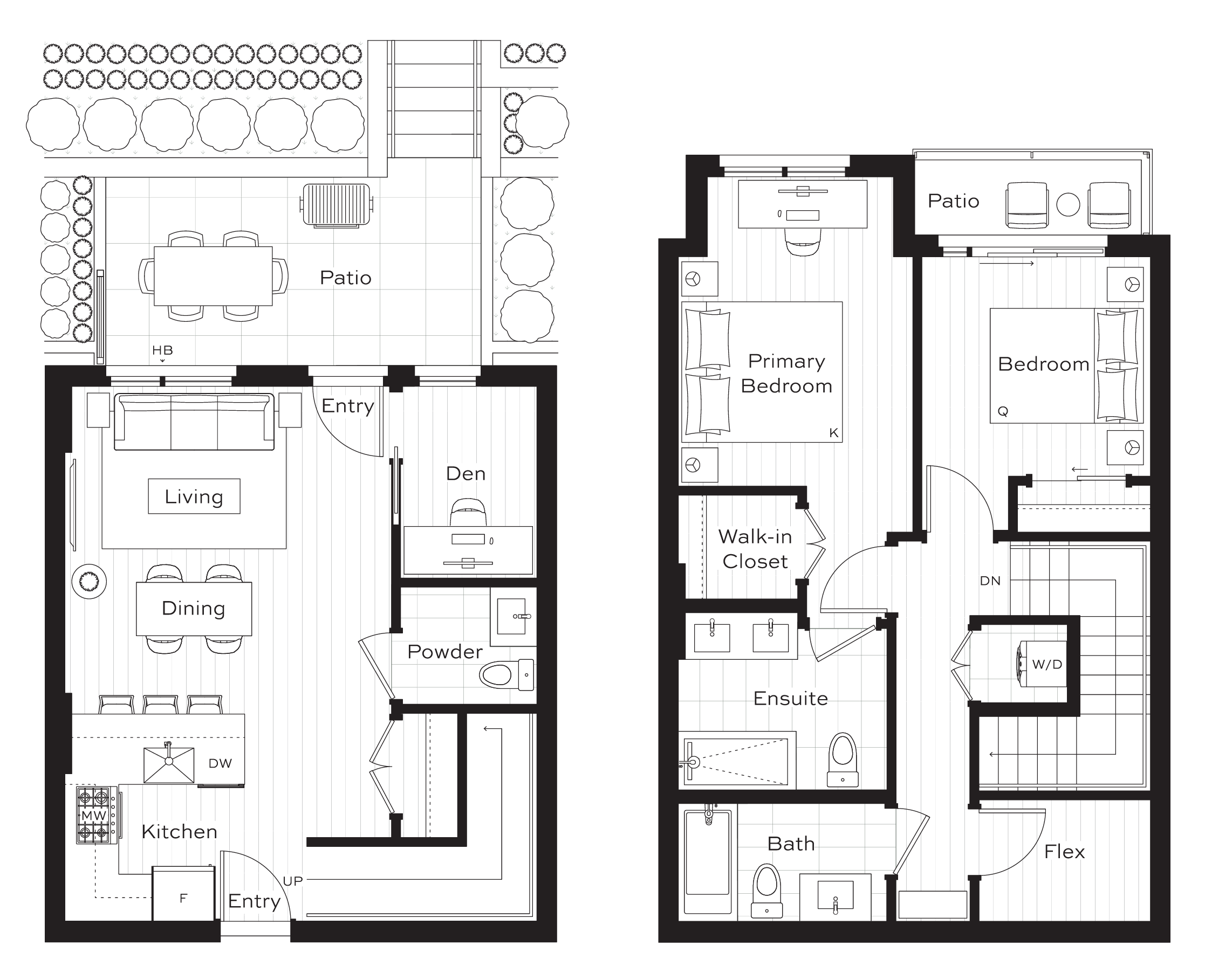 TH3 Floor Plan of Lina at QE Park Condos with undefined beds