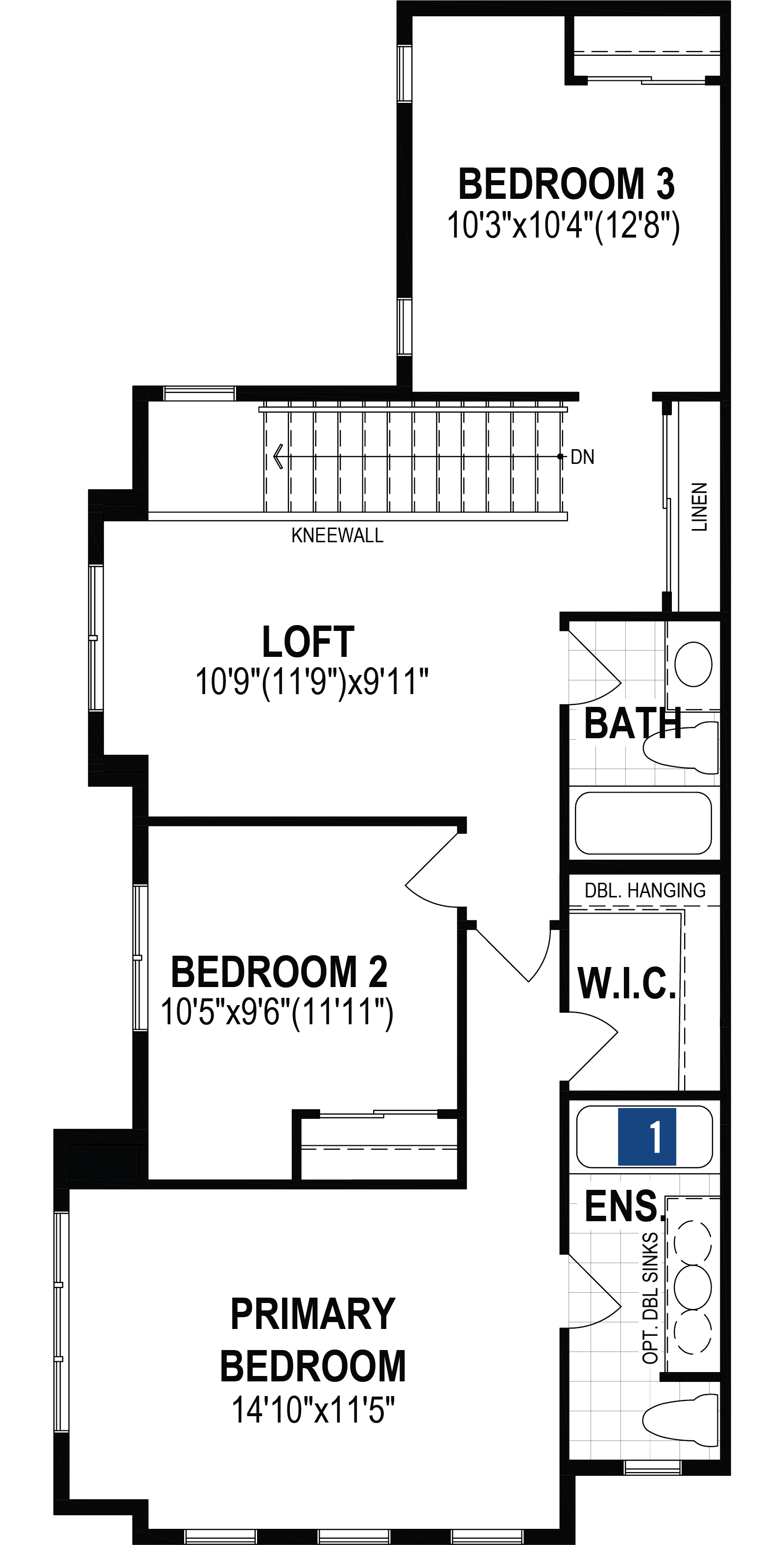 Sundance Floor Plan of  Stillwater by Mattamy Homes Towns with undefined beds