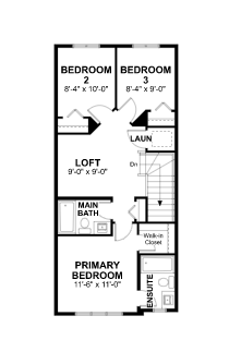  Stellar B – 9800  Floor Plan of  McConachie Heights Towns with undefined beds