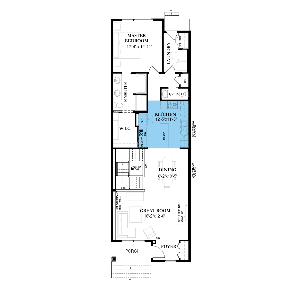  Laned Collection - York  Floor Plan of Edgemont with undefined beds