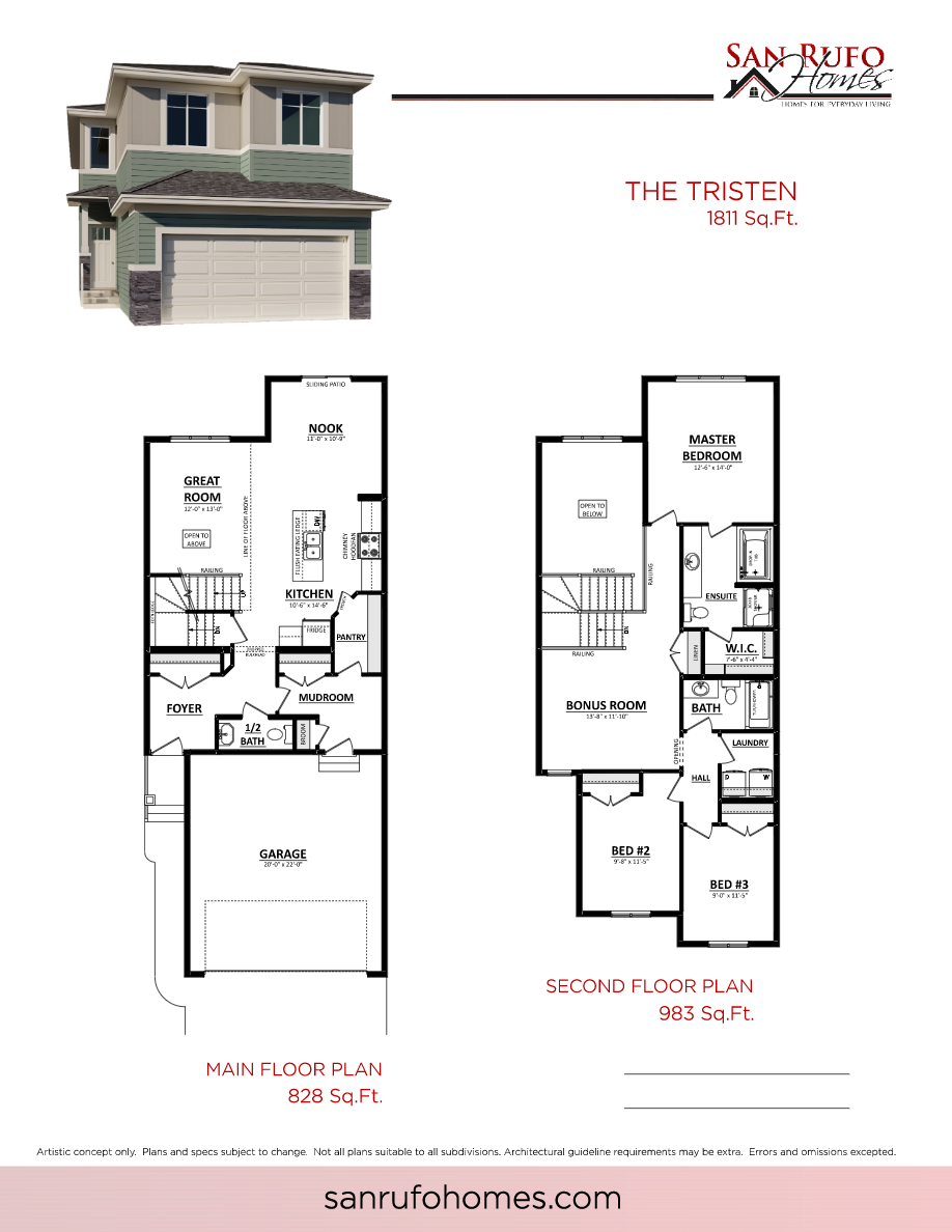 Tristen Floor Plan of Rosenthal with undefined beds