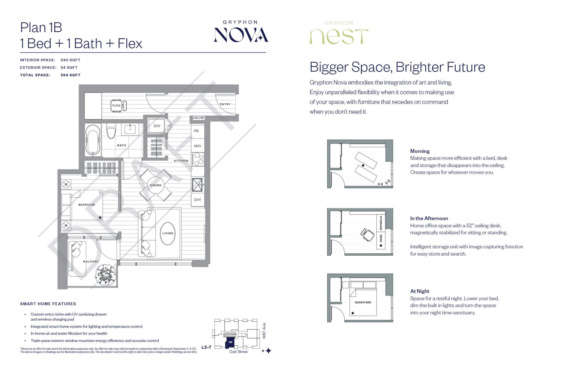 402 Floor Plan of Gryphon Nova Condos with undefined beds