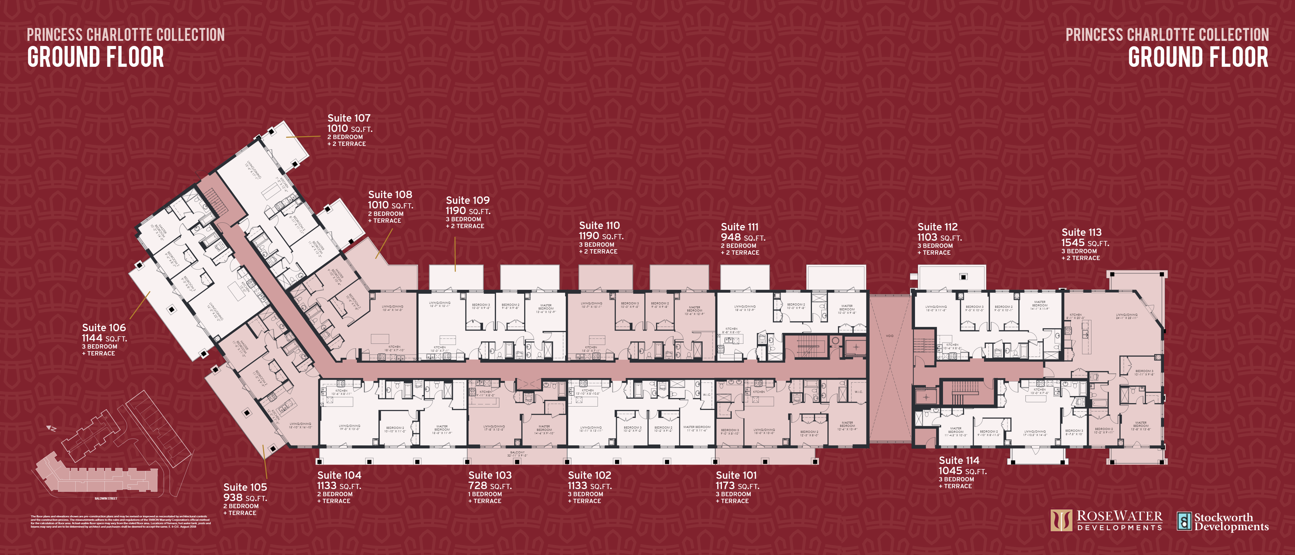 312 Floor Plan of Prince George Landing Condos with undefined beds