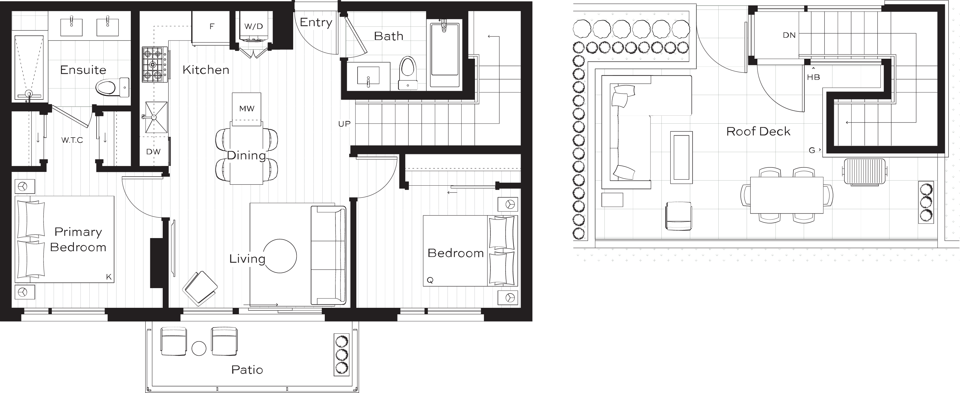 PH4 Floor Plan of Lina at QE Park Condos with undefined beds