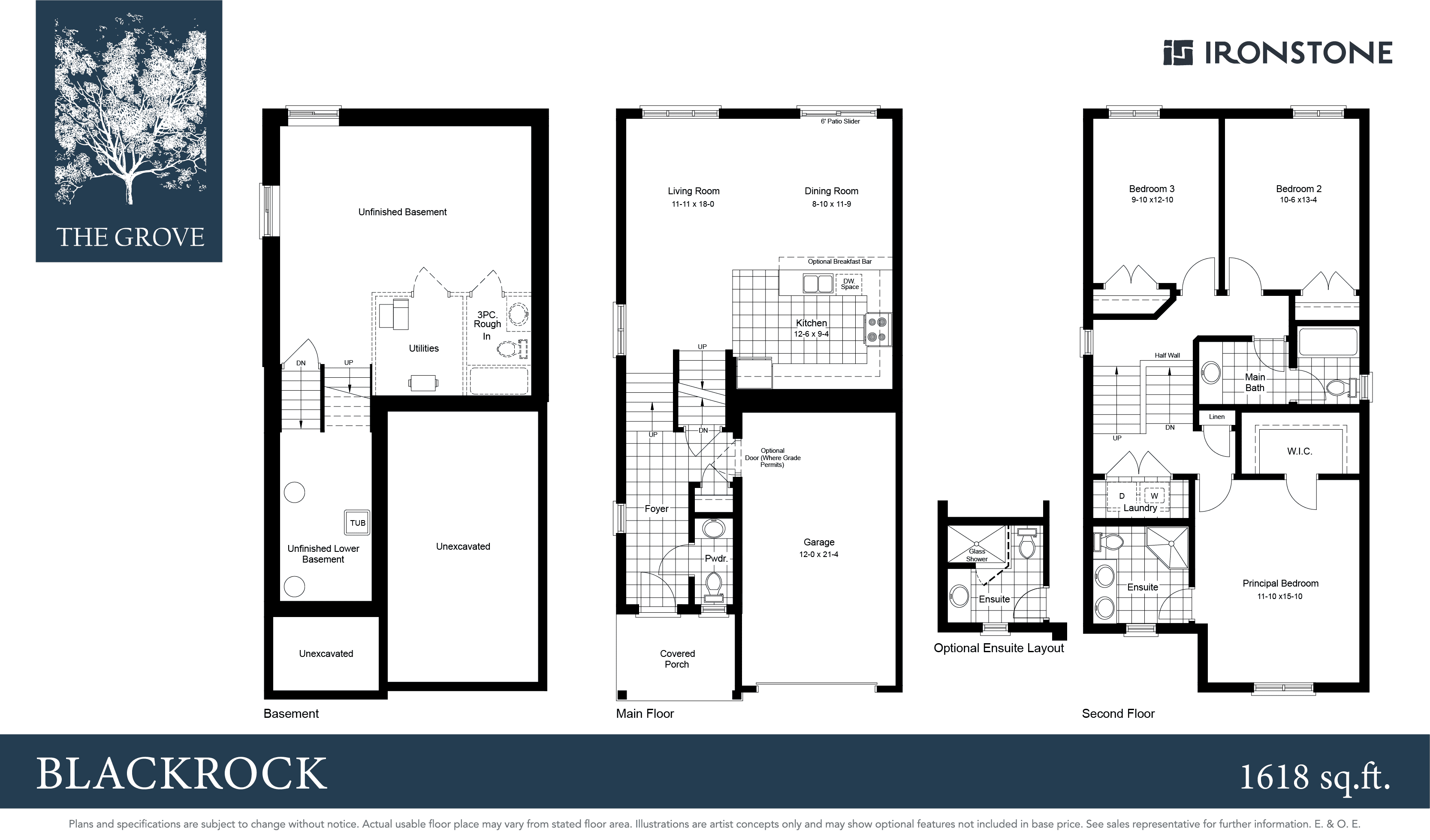 Blackrock Floor Plan of  The Grove with undefined beds